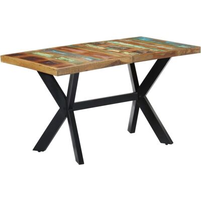 vidaXL 247439 Keukentafel van gerecycled hout - Keuken/Eetkamer vidaXL 247439 Keukentafel van gerecycled hout - Keuken/Eetkamer