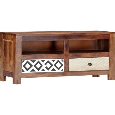 VidaXL Meuble TV en sheesham - Bois exotique - 90x30x40cm - Publicité VidaXL Meuble TV en sheesham - Bois exotique - 90x30x40cm - Publicité