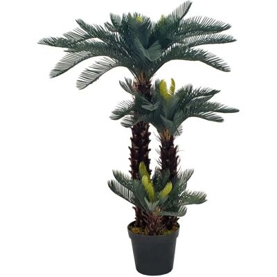 vidaXL Plante Artificielle Cycas Palm avec Pot Vert 125cm - Plante Artificielle - Publicité vidaXL Plante Artificielle Cycas Palm avec Pot Vert 125cm - Plante Artificielle - Publicité