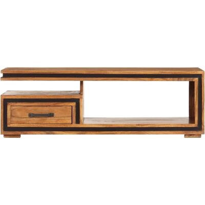 vidaXL Massiv Akazien Holz Couchtisch - Couchtisch vidaXL Massiv Akazien Holz Couchtisch - Couchtisch
