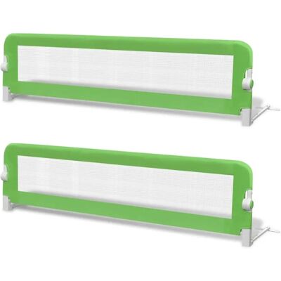 vidaXL Kleinkind Bettgitter - Grün - 150x42cm - Schutzgitter vidaXL Kleinkind Bettgitter - Grün - 150x42cm - Schutzgitter