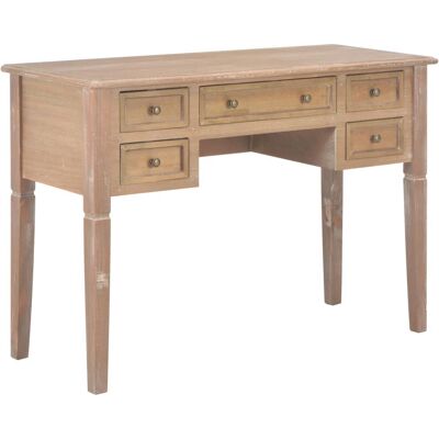 vidaXL 280072 Bureau - Duurzaam in bruin hout Frans-stijl vidaXL 280072 Bureau - Duurzaam in bruin hout Frans-stijl