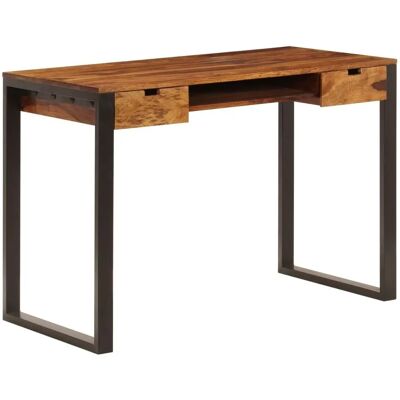 Bureau en bois massif de sheesham - Style vintage Bureau en bois massif de sheesham - Style vintage