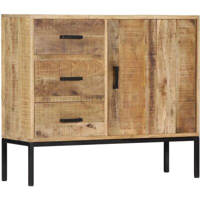 vidaXL Massives Mango-Holz Sideboard - Wohnzimmer Möbel vidaXL Massives Mango-Holz Sideboard - Wohnzimmer Möbel