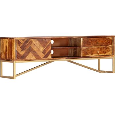 vidaXL Sheesham Holz TV-Schrank - 140x30x45cm vidaXL Sheesham Holz TV-Schrank - 140x30x45cm