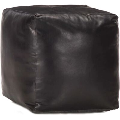 VidaXL Pouf - Cuir de chèvre véritable 40x40x40cm - Pouffe/Ottoman - Publicité VidaXL Pouf - Cuir de chèvre véritable 40x40x40cm - Pouffe/Ottoman - Publicité
