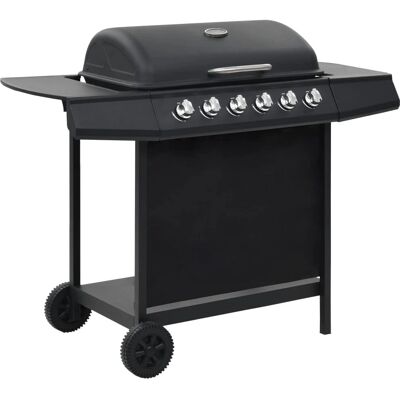 BD Día y Noche Gasgrill - 6 Zoner - Sort BD Día y Noche Gasgrill - 6 Zoner - Sort