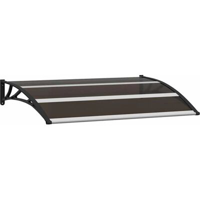 vidaXL 120cm Schwarze Türmarkise - Türüberdachung vidaXL 120cm Schwarze Türmarkise - Türüberdachung