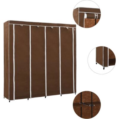 Armoire VidaXL avec 4 Compartiments - Rangement - Armoire - Publicité Armoire VidaXL avec 4 Compartiments - Rangement - Armoire - Publicité