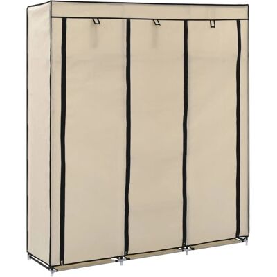 vidaXL Armario con Compartimentos y Varillas - Armario para Dormitorio vidaXL Armario con Compartimentos y Varillas - Armario para Dormitorio