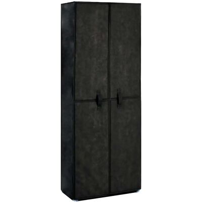 vidaXL Schuhschrank Schwarz 60x30x166 cm Stoff - Schuhschrank vidaXL Schuhschrank Schwarz 60x30x166 cm Stoff - Schuhschrank