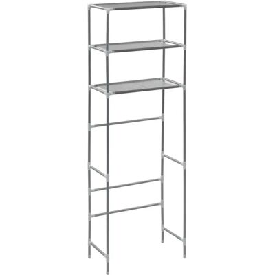 Étagère de rangement à 3 niveaux au-dessus des toilettes - Organisateur de salle de bain - Publicité Étagère de rangement à 3 niveaux au-dessus des toilettes - Organisateur de salle de bain - Publicité