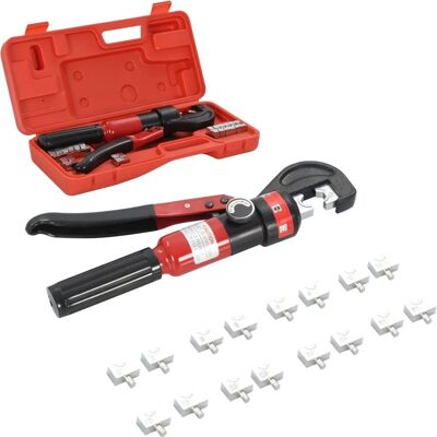 vidaXL Hydraulische Crimpzange - Stahl - 4-70 mm² vidaXL Hydraulische Crimpzange - Stahl - 4-70 mm²