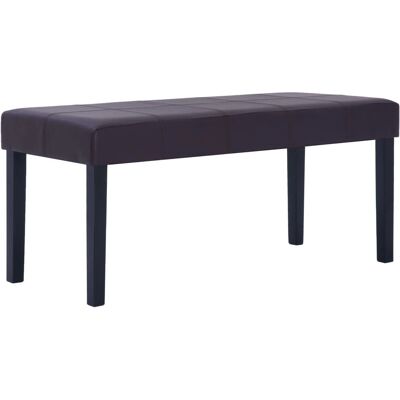 vidaXL 106 cm braune Kunstleder Sitzbank - Sitzbank vidaXL 106 cm braune Kunstleder Sitzbank - Sitzbank