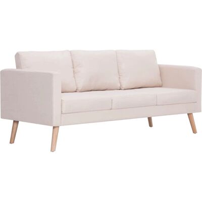 VidaXL Modell 281351 Zweisitzer-Sofa - Creme VidaXL Modell 281351 Zweisitzer-Sofa - Creme