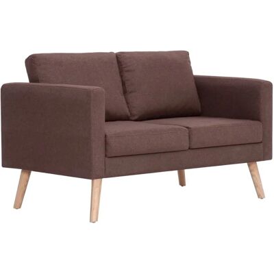 vidaXL 281353 sofa 2-sæders brun - sofa vidaXL 281353 sofa 2-sæders brun - sofa