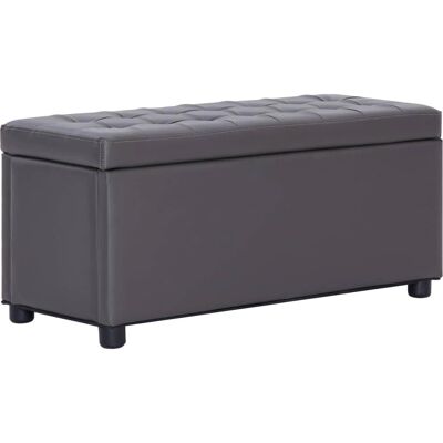 vidaXL 281373 banco de interior - Almacenamiento, Elegante, Gris vidaXL 281373 banco de interior - Almacenamiento, Elegante, Gris