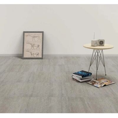 vidaXL Modelo Láminas de suelo de PVC autoadhesivas Grises - Láminas de suelo vidaXL Modelo Láminas de suelo de PVC autoadhesivas Grises - Láminas de suelo