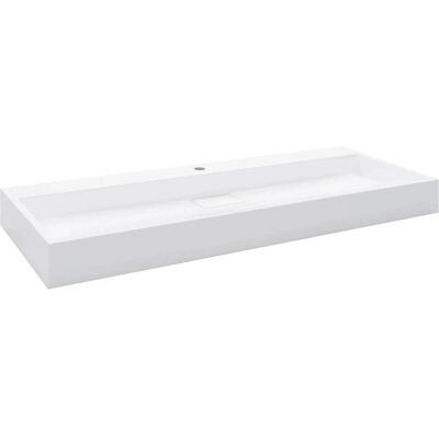 vidaXL Biały minerał odlewany marmurowy umywalka - Wash Basin vidaXL Biały minerał odlewany marmurowy umywalka - Wash Basin