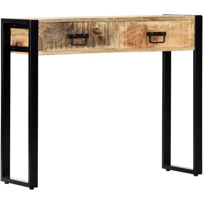 vidaXL 247920 Mangoholz Konsole - Rustikal & Industriell vidaXL 247920 Mangoholz Konsole - Rustikal & Industriell