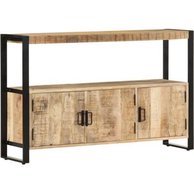 vidaXL Massives Mango-Holz Side Cabinet - Vintage Charm Aufbewahrungsmöbel vidaXL Massives Mango-Holz Side Cabinet - Vintage Charm Aufbewahrungsmöbel