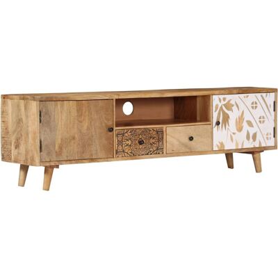 vidaXL Mangoholz TV-Schrank - 140x30x40 cm - Fernsehschrank vidaXL Mangoholz TV-Schrank - 140x30x40 cm - Fernsehschrank