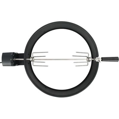 vidaXL Rotisserie Ring Set - 47 cm - Schwarz - Grillzubehör vidaXL Rotisserie Ring Set - 47 cm - Schwarz - Grillzubehör