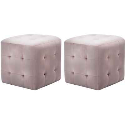 vidaXL Nachttisch - Pink, 30x30x30 cm, 2er-Set - Nachttisch vidaXL Nachttisch - Pink, 30x30x30 cm, 2er-Set - Nachttisch