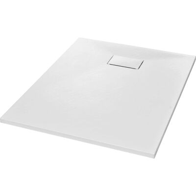 vidaXL Biała SMC Płyta prysznicowa 100x80 cm - Płyta prysznicowa vidaXL Biała SMC Płyta prysznicowa 100x80 cm - Płyta prysznicowa