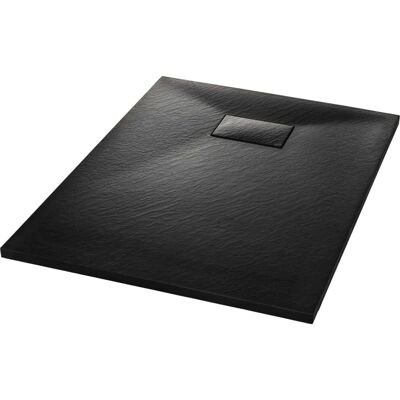 vidaXL Vassoio doccia nero 100x70 cm vidaXL Vassoio doccia nero 100x70 cm