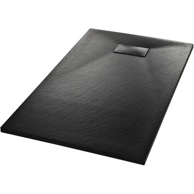 vidaXL Czarna 120x70cm Płytka prysznicowa - Prostokątny odbiornik łazienkowy vidaXL Czarna 120x70cm Płytka prysznicowa - Prostokątny odbiornik łazienkowy