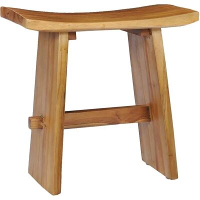 vidaXL Solider Teakholz Hocker Rustik Charm Wohneinrichtung Flur Holzstuhl - Hocker vidaXL Solider Teakholz Hocker Rustik Charm Wohneinrichtung Flur Holzstuhl - Hocker