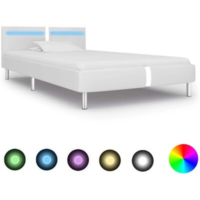 vidaXL Bettgestell mit LED - Modernes Design für 180x200 cm Matratze vidaXL Bettgestell mit LED - Modernes Design für 180x200 cm Matratze