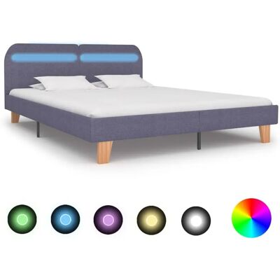 vidaXL Bettgestell mit LED-Licht - 280899 vidaXL Bettgestell mit LED-Licht - 280899