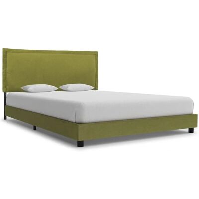 vidaXL Bettgestell - 280998 - Grüner Stoff - 140x200cm - Bettgestell vidaXL Bettgestell - 280998 - Grüner Stoff - 140x200cm - Bettgestell