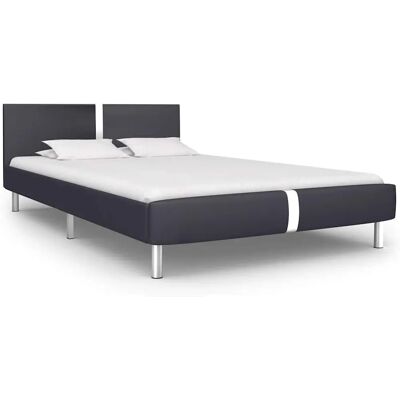 vidaXL Bettgestell Schwarz Kunstleder 140x200cm Doppelbett vidaXL Bettgestell Schwarz Kunstleder 140x200cm Doppelbett
