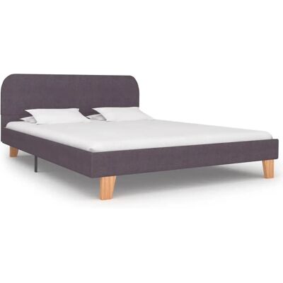 vidaXL Sängram i taupe tyg 140x200cm Huonekalut makuuhuoneeseen vidaXL Sängram i taupe tyg 140x200cm Huonekalut makuuhuoneeseen