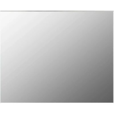 Lustro ścienne bez ramy vidaXL 100x60cm - Wysokiej jakości szkło do studia makijażu Lustro ścienne bez ramy vidaXL 100x60cm - Wysokiej jakości szkło do studia makijażu