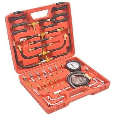 vidaXL Kit Tester della Pressione di Iniezione del Carburante - Compatibile con BMW, Ford, Toyota vidaXL Kit Tester della Pressione di Iniezione del Carburante - Compatibile con BMW, Ford, Toyota