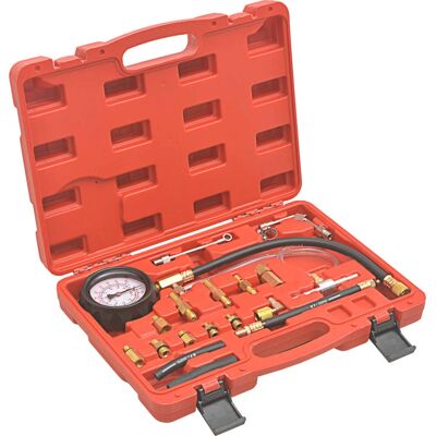 vidaXL Brandstofinspuitdrukmeter Kit - Hoge Druk voor Auto's vidaXL Brandstofinspuitdrukmeter Kit - Hoge Druk voor Auto's