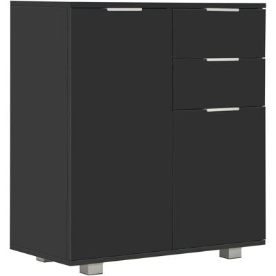 vidaXL Awo30772 Buffet noir à finition brillante - Sideboard - Publicité vidaXL Awo30772 Buffet noir à finition brillante - Sideboard - Publicité