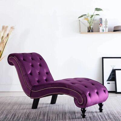 Maisonchic Divano in Velluto Viola - Divan Maisonchic Divano in Velluto Viola - Divan