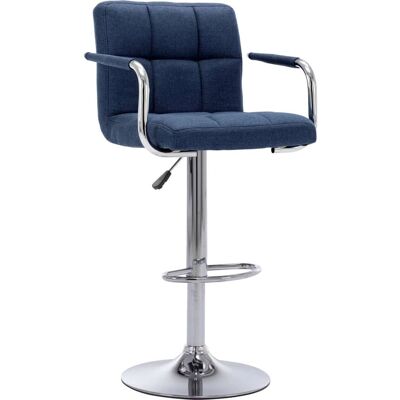 VidaXL Blau Höhenverstellbarer Barhocker - Küche & Bar Einrichtung VidaXL Blau Höhenverstellbarer Barhocker - Küche & Bar Einrichtung