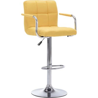VidaXL Verstellbarer Gelber Barhocker - Barhocker VidaXL Verstellbarer Gelber Barhocker - Barhocker