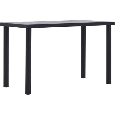 Table à manger noire et gris béton VidaXL - Cuisine / Salle à manger - Publicité Table à manger noire et gris béton VidaXL - Cuisine / Salle à manger - Publicité