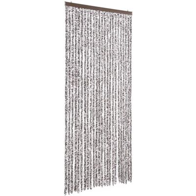 Rideau Anti-Insectes vidaXL Marron et Beige 100x220cm Chenille Moustiquaire de porte - Insect Curtain - Publicité Rideau Anti-Insectes vidaXL Marron et Beige 100x220cm Chenille Moustiquaire de porte - Insect Curtain - Publicité
