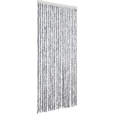 vidaXL Rideau Anti-Insectes Blanc et Gris 90x220cm Chenille - Rideau Anti-Insectes - Publicité vidaXL Rideau Anti-Insectes Blanc et Gris 90x220cm Chenille - Rideau Anti-Insectes - Publicité