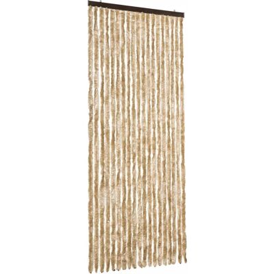 vidaXL Insecten gordijn Beige 56x185cm Chenille - Insect Curtain vidaXL Insecten gordijn Beige 56x185cm Chenille - Insect Curtain