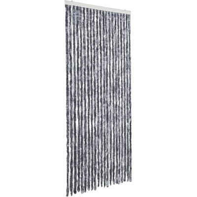 Rideau Anti-Insectes Argenté vidaXL 90x220cm Chenille - Publicité Rideau Anti-Insectes Argenté vidaXL 90x220cm Chenille - Publicité
