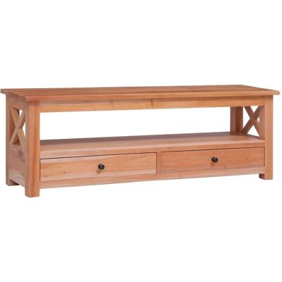 vidaXL Meuble TV en Acajou - 120x30x40cm - Bois Massif - Publicité vidaXL Meuble TV en Acajou - 120x30x40cm - Bois Massif - Publicité